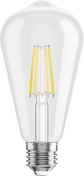 Mexen Vintis, Bec LED cu filament E27, ST64, 4 W, alb neutru 4000K, transparent, L152-E27-0440-00