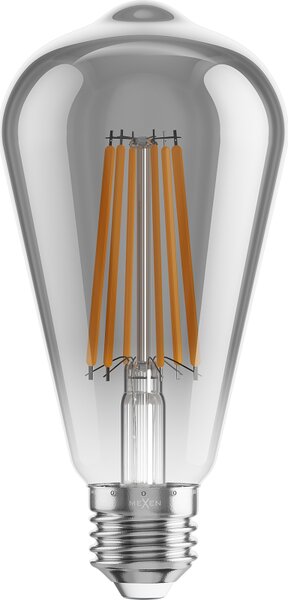Mexen Vintis, Bec LED cu filament E27, ST64, 10 W, alb cald 2200K, fumuriu, L152-E27-1022-70