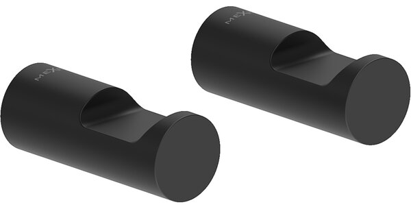 Mexen Loop, cârlig pentru prosoape de perete, negru mat, 70A71012-70