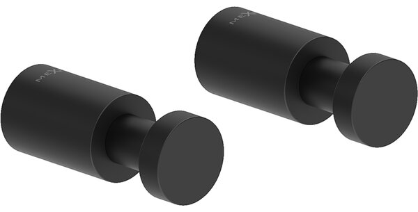 Mexen Loop, cârlig pentru prosoape de perete, negru mat, 70A71011-70