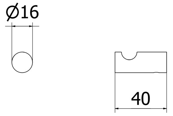 Mexen Loop, cârlig pentru prosoape de perete, auriu mat, 70A71010-55