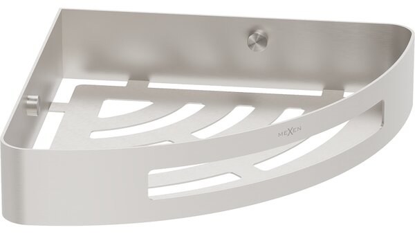 Mexen Laxo-C, raft de colț, oțel periat, 70A8513-97