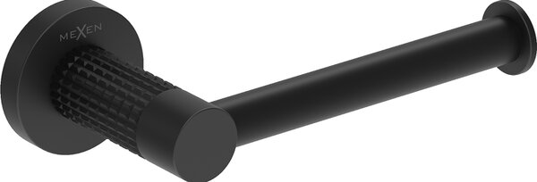 Mexen Triv, suport hârtie igienică de perete, negru mat, 70A33025-70
