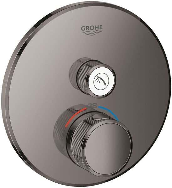 Grohe Grohtherm SmartControl baterie de duș ascuns cu termostat Hard Graphite 29118A00