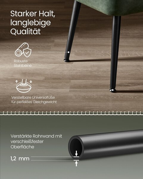 Bancheta Vasagle Verde 110x40x43 cm