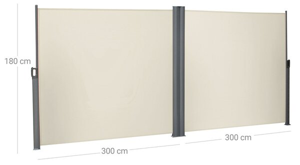 Copertina laterala Songmics Bej 180x600 cm