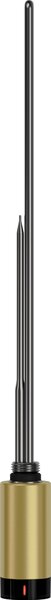 Deante Silia, element electric de incalzire pentru calorifer baie 400 W, auriu mat, AGI_R401