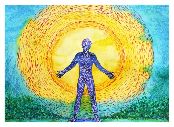 Tablou pe sticlă - Puterea spiritului (70x50 cm)