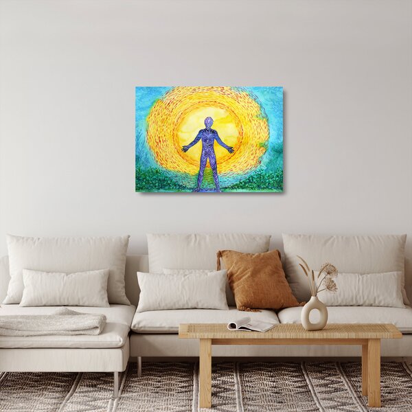 Tablou pe sticlă - Puterea spiritului (70x50 cm)
