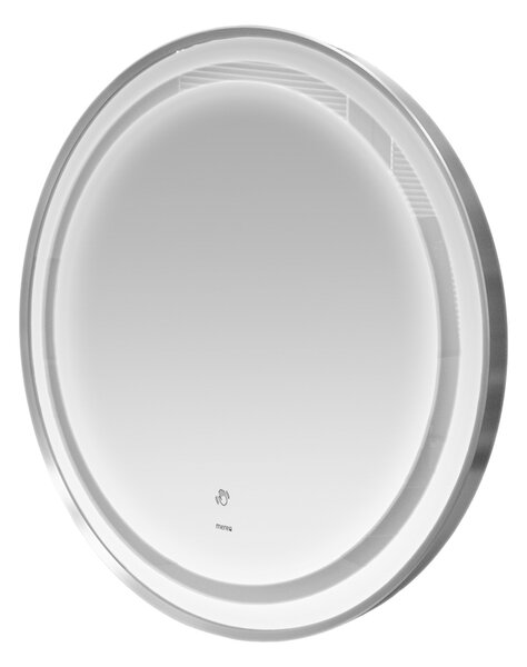Mereo Mereo, Oglindă rotundă Mereo, diametru 600 mm, iluminare LED, inel sablat, MER-CN167S