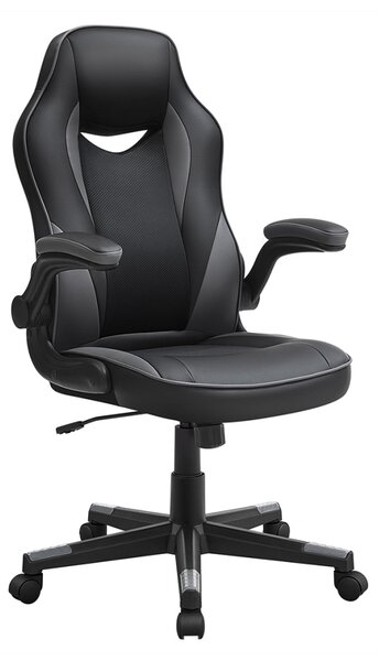 Scaun de gaming Songmics Negru 75x64x120 cm