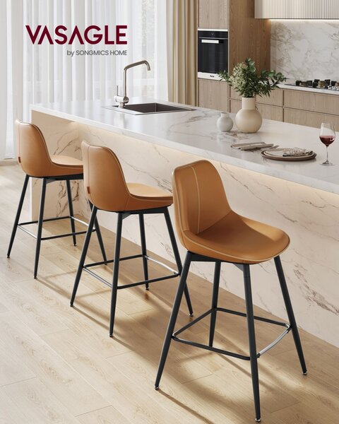 Scaune de bar Vasagle Maro 50x49.5x87.5 cm