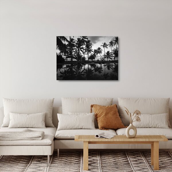 Tablou pe sticlă - Insula tropicală (70x50 cm)