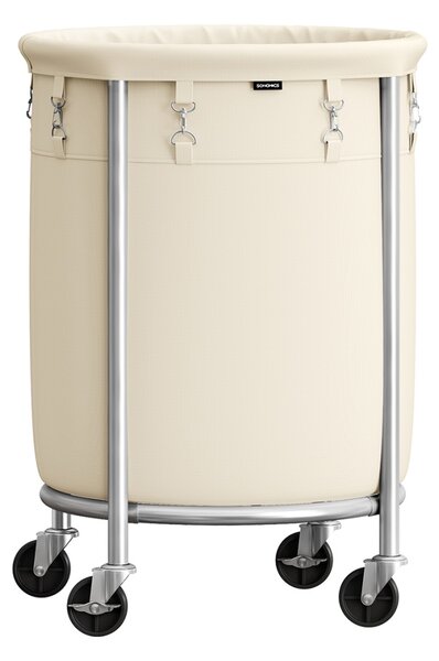 Cos de rufe Songmics Alb 50x50x71 cm