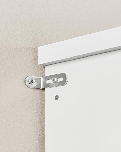 Cuier cu pantofar Vasagle Alb 100x35x180 cm