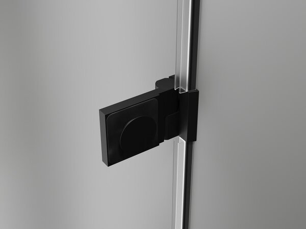 Mexen, Ușă de duș pivotantă Mexen Lunar-B dreapta 100 cm, transparentă, neagră - 832-100-000-70-00-P