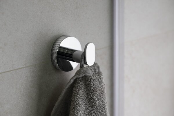 Sapho Sapho, suport pentru prosoape LARISSA 600 mm, negru/auriu mat, WS010BG