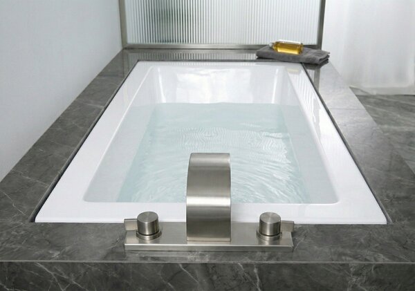 Erga Pureline-S, cadă de baie 1400x700x400 mm fără picioare, alb lucios, ERG-V07-PURELINE-S-140x070-WH