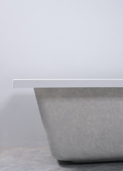Erga Pureline-S, cadă de baie 1400x700x400 mm fără picioare, alb lucios, ERG-V07-PURELINE-S-140x070-WH