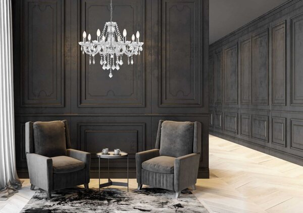 Light Prestige Cristallo lampă suspendată 5x60 W transparent LP-2940/5P