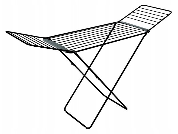 Erga Model 200 Black, uscator de rufe pliabil 178x55x106 cm, negru, ERG-SEP-10SUSSTO20BLA