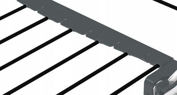 Erga Model 200 Black, uscator de rufe pliabil 178x55x106 cm, negru, ERG-SEP-10SUSSTO20BLA