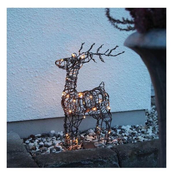 Decorațiune LED de Crăciun de exterior VIXEN 24xLED/0,06W/3xAA IP44 Eglo 411137