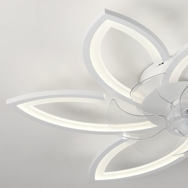 BRILAGI-LED Lampă reglabilă cu ventilator LED/50W/230V 3000-6500K alb+DO