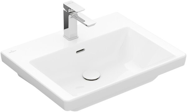 Villeroy & Boch Subway 3.0 lavoar 60x47 cm dreptunghiular clasică-mobilier alb luciu 4A706001