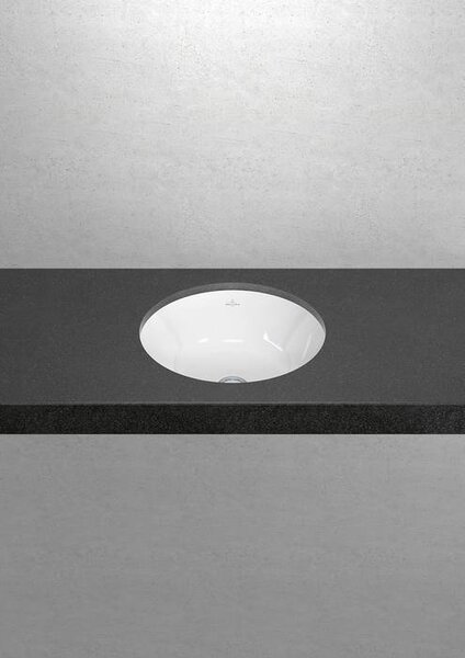 Villeroy & Boch Architectura lavoar 40x40 cm rotund sub blat alb luciu 5A7545R1