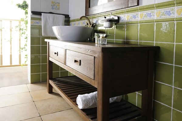 Sapho Sapho, dulap de lavoar BRAND 76x83x43cm, molid vopsit, BA088S