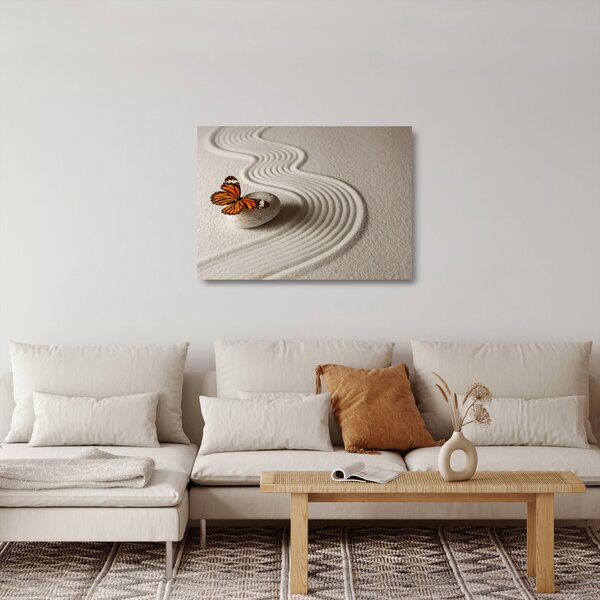 Tablou pe sticlă - Liniște în suflet (70x50 cm)