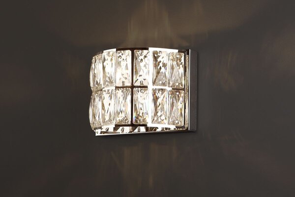 MaxLight Diamante lampă de perete 1x42 W crom W0204