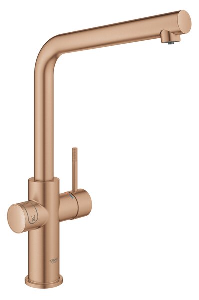 Grohe Blue baterie de bucatarie cu filtru pe picior Brushed Warm Sunset 31454DL1