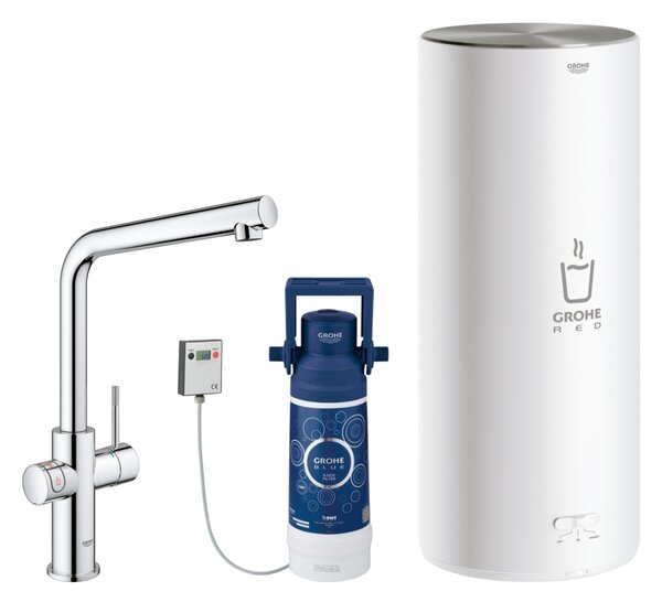 Grohe Red baterie de bucatarie cu boiler pe picior StarLight Chrome 30325001