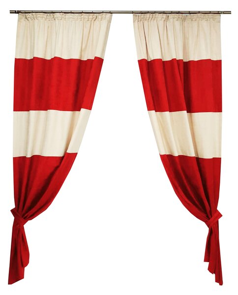 Set draperii Velaria suet grena 2x115x230 cm