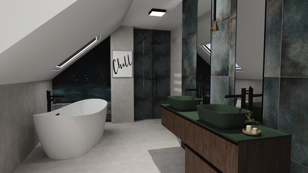 Elita Look dulap 80x44.9x28.1 cm sub chiuveta pe perete nucă RE080803027060