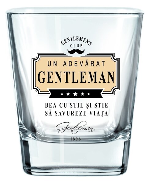 Pahar whisky „Bea cu stil și știe să savureze viața"