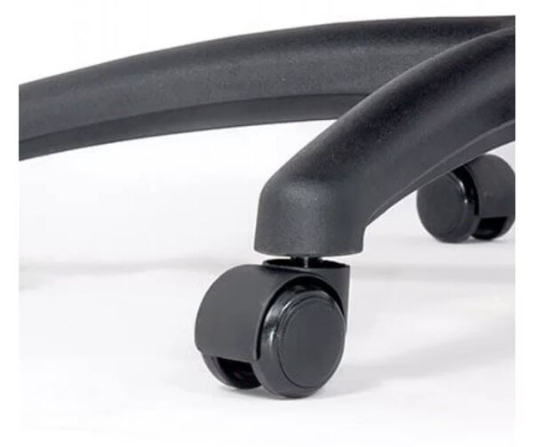 Scaun de birou EXECUTIVE, reglabil pe inaltime, piele ecologica, Negru