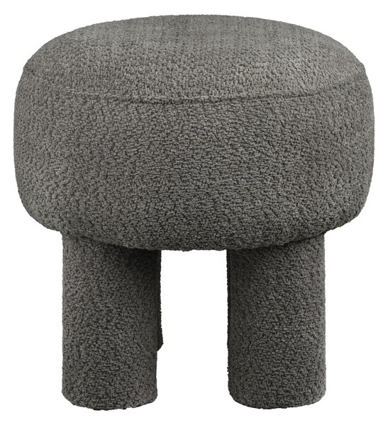 Puf Canberra, puf rotund, antracit