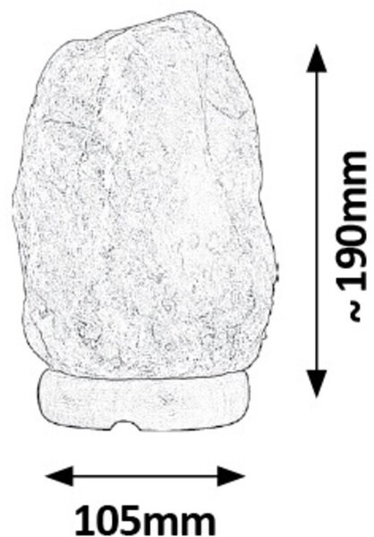 Rabalux Rock veioză 1x15 W portocaliu 4120