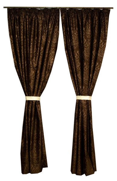 Set draperii Velaria tafta wenge, 2 175x260 cm