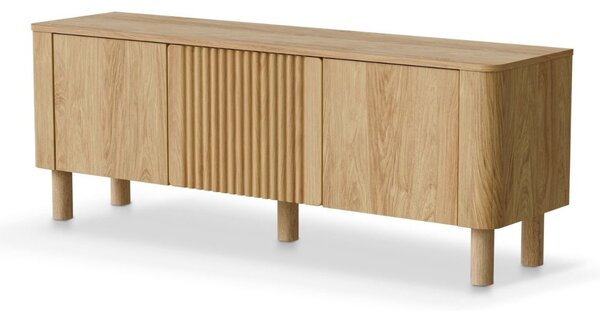 Comodă TV cu 3 uși Arango, stejar hickory (150 cm)