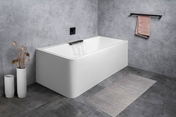Polysan Polysan, cadă de baie dreptunghiulară CASCATA L MONOLITH 180x80x60cm, oțel inoxidabil cascadă, 73836ML.100