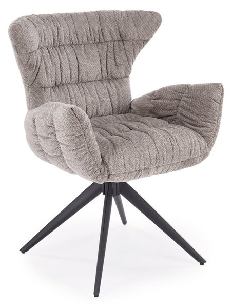 Scaun Houston 2096Gri, Negru, 9x7x7cm, Tapiterie, Metalic
