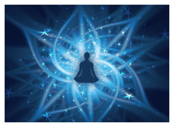 Tablou pe sticlă - Energie spirituală (70x50 cm)