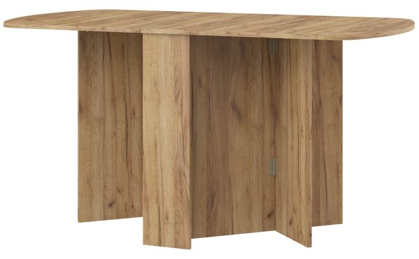 Masă de sufragerie extensibilă Elston 2 (craft auriu) (pentru 4 până la 6 persoane). 1051394