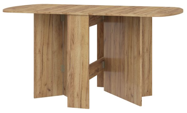 Masă de sufragerie extensibilă Elston 2 (craft auriu) (pentru 4 până la 6 persoane). 1051394