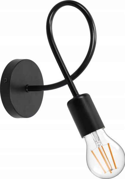 Lampă de perete 1xE27/20W/230V neagră