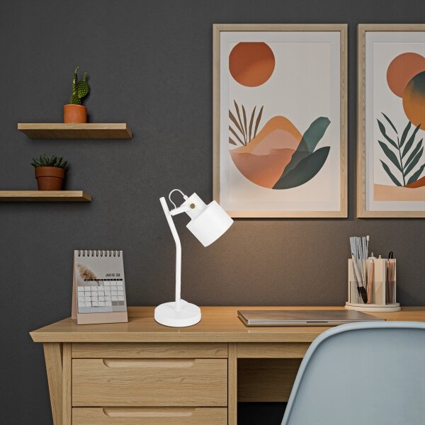 Lampă de masă 1xE27/40W/230V albă